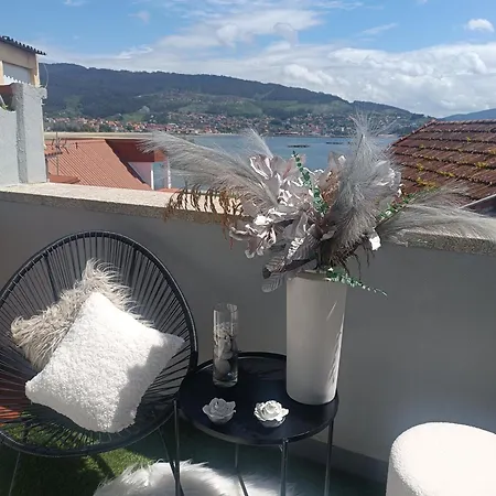 Rincon Del Mar Vacacional, Centrico,Terrazas Y Vistas A La Ria De Vigo Apartment Moana Exterior photo